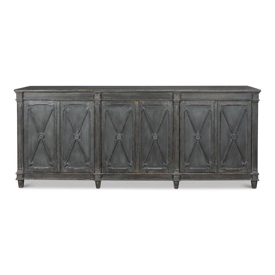 Marksman Sideboard Concrete Grey - LOOMLAN - Sarreid - Sideboards