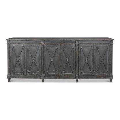 Marksman Sideboard Concrete Grey - LOOMLAN - Sarreid - Sideboards