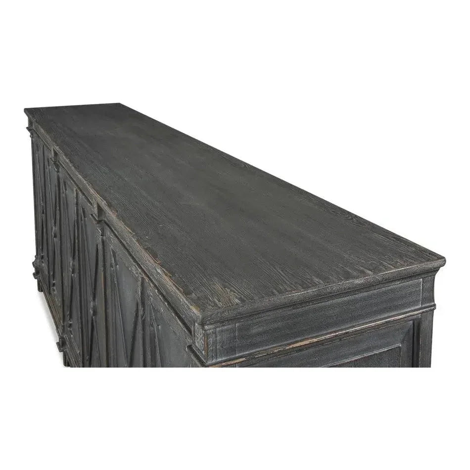 Marksman Sideboard Concrete Grey - LOOMLAN - Sarreid - Sideboards
