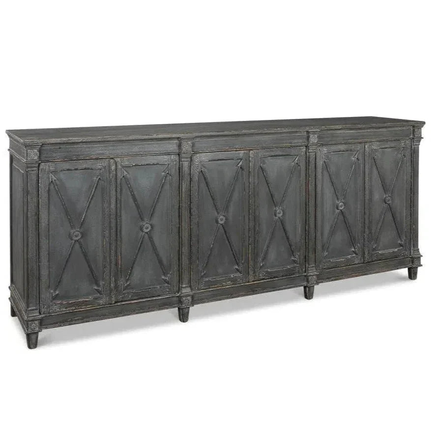 Marksman Sideboard Concrete Grey - LOOMLAN - Sarreid - Sideboards