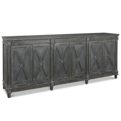 Marksman Sideboard Concrete Grey - LOOMLAN - Sarreid - Sideboards