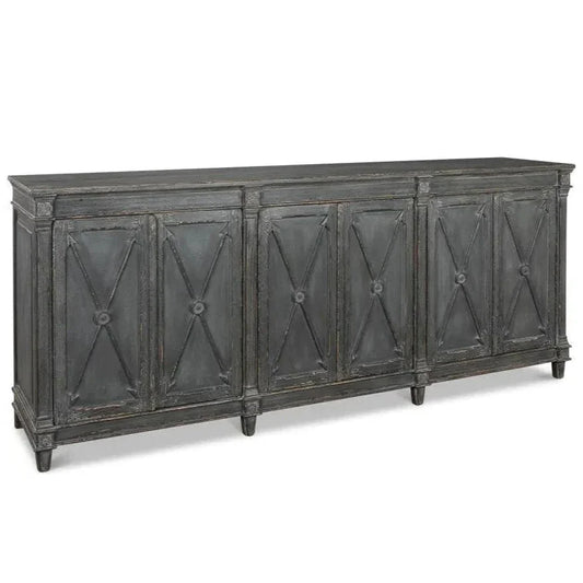 Marksman Sideboard Concrete Grey - LOOMLAN - Sarreid - Sideboards