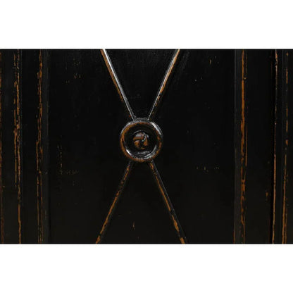 Marksman Extra Wide Sideboard Antique Ebony - LOOMLAN - Sarreid - Sideboards