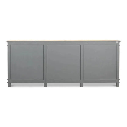 Marksman Extra Wide Sideboard Antique Ebony - LOOMLAN - Sarreid - Sideboards