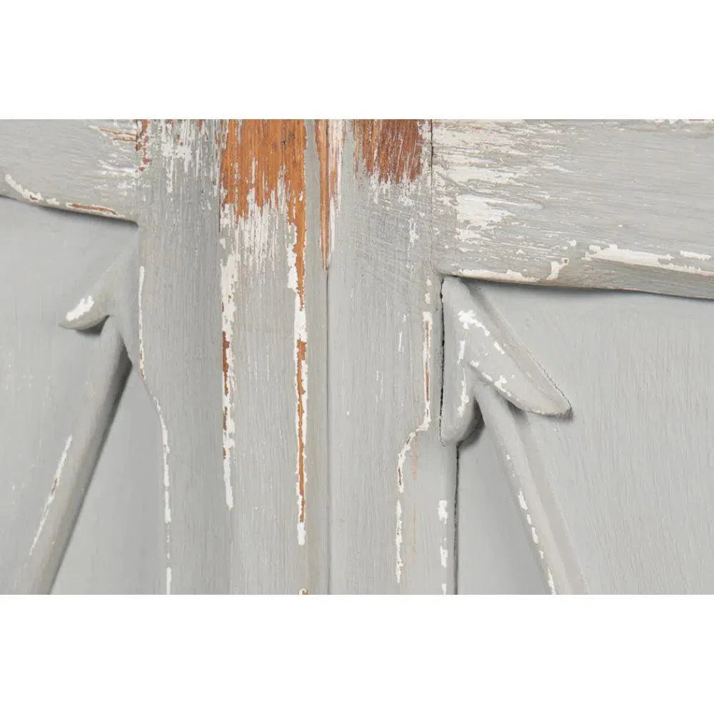 Marksman Sideboard Antique Muted Grey - LOOMLAN - Sarreid - Sideboards