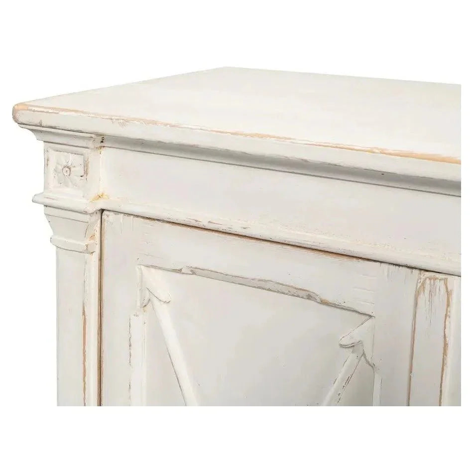Marksman Sideboard Whitewash - LOOMLAN - Sarreid - Sideboards