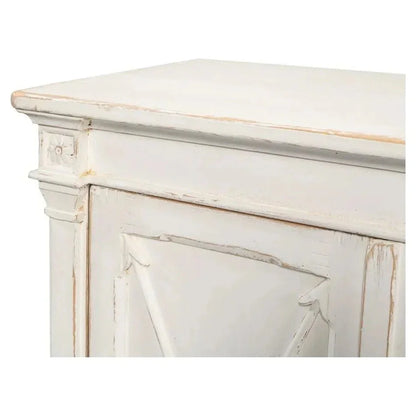 Marksman Sideboard Whitewash - LOOMLAN - Sarreid - Sideboards