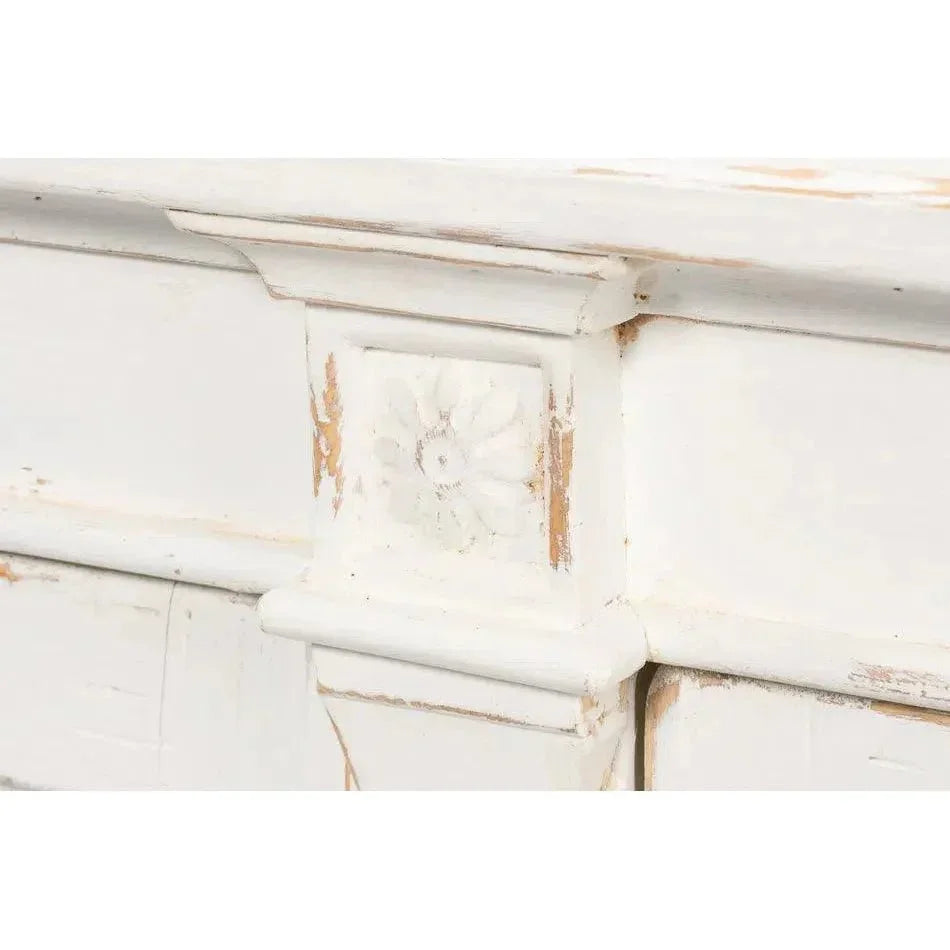 Marksman Sideboard Whitewash - LOOMLAN - Sarreid - Sideboards