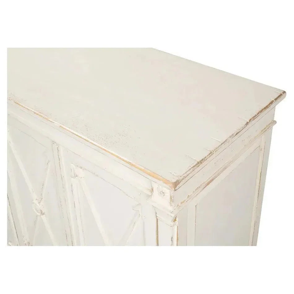 Marksman Sideboard Whitewash - LOOMLAN - Sarreid - Sideboards