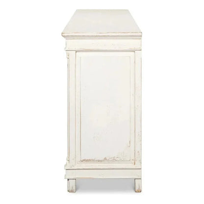 Marksman Sideboard Whitewash - LOOMLAN - Sarreid - Sideboards