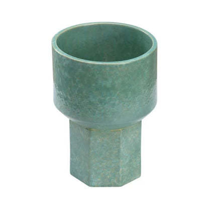 Markus Hexagonal Shaped Ceramic Vase - LOOMLAN - Wildwood - Vases & Jars
