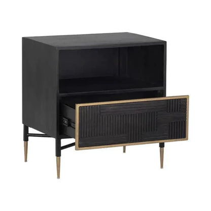 Markwood Compact Designed Wooden Nightstand - LOOMLAN - SUNPAN - Nightstands