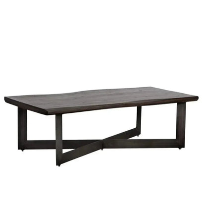 Marley Iron Based Wooden Coffee Table - LOOMLAN - SUNPAN - Coffee Tables