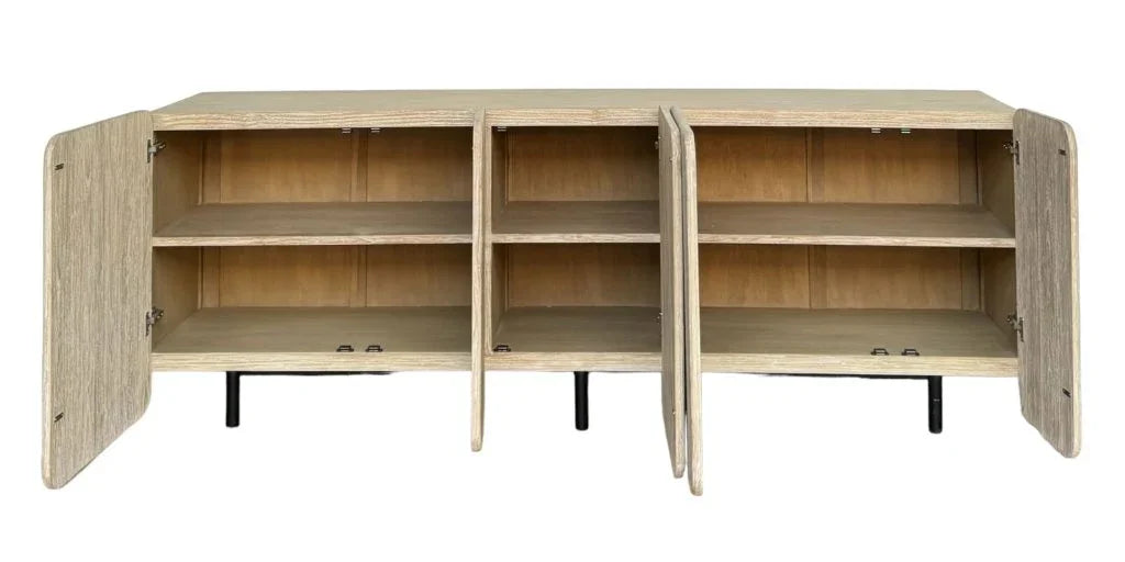Marloe Bleached Teak Sideboard - LOOMLAN - Artesia - Sideboards