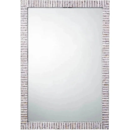 Marmont Mother of Pearl Rectangle Mirror by Jamie Young - LOOMLAN - Jamie Young - Wall Mirrors