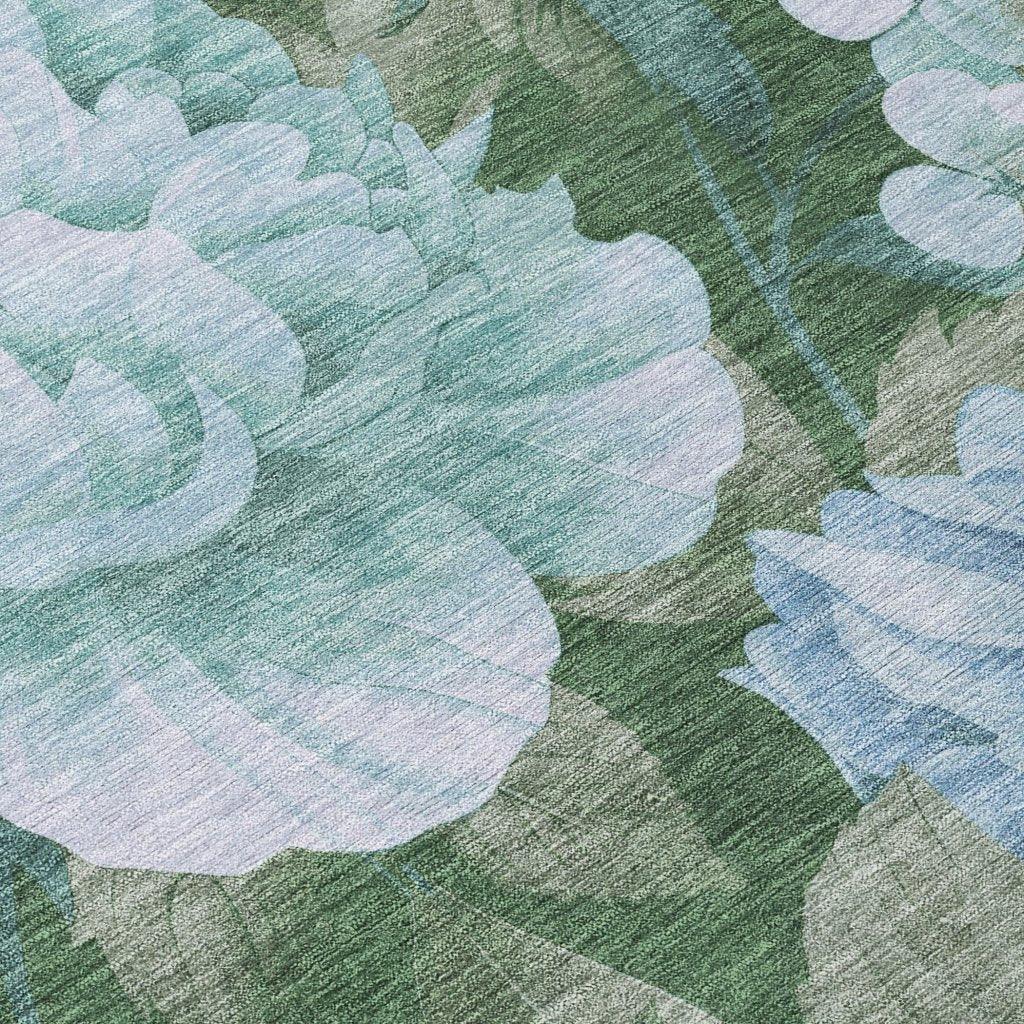 Maroque Blue Washable Indoor - Outdoor Rug - LOOMLAN - LOOMLAN Rugs - Outdoor Rugs