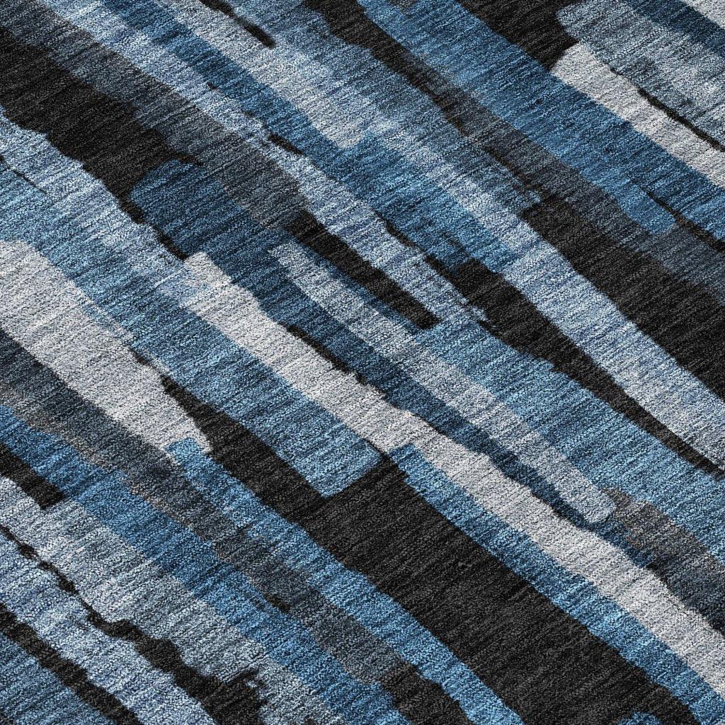 Marrah Blue Washable Indoor-Outdoor Rug-Outdoor Rugs-LOOMLAN Rugs-LOOMLAN