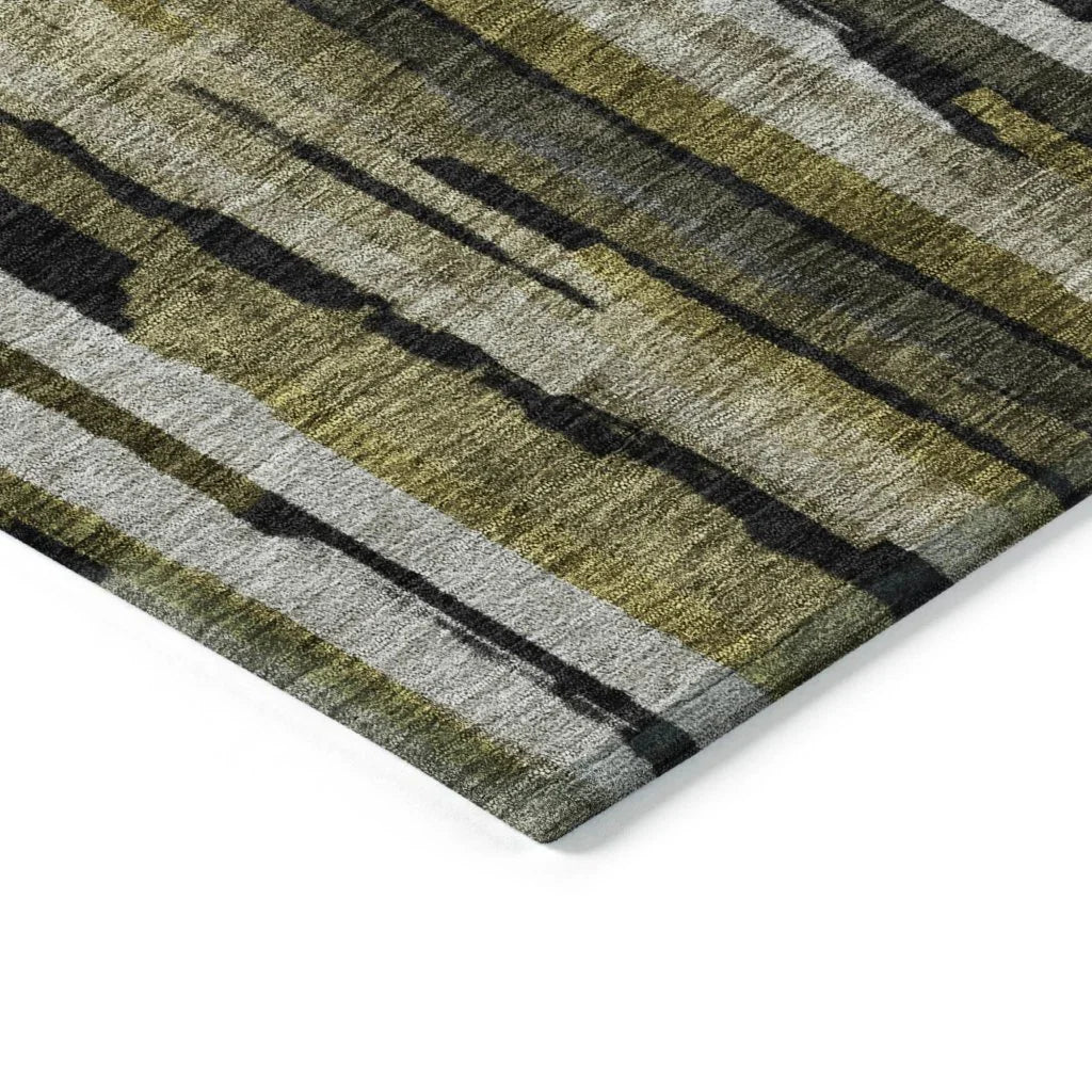 Marrah Brown Washable Indoor-Outdoor Rug-Outdoor Rugs-LOOMLAN Rugs-LOOMLAN