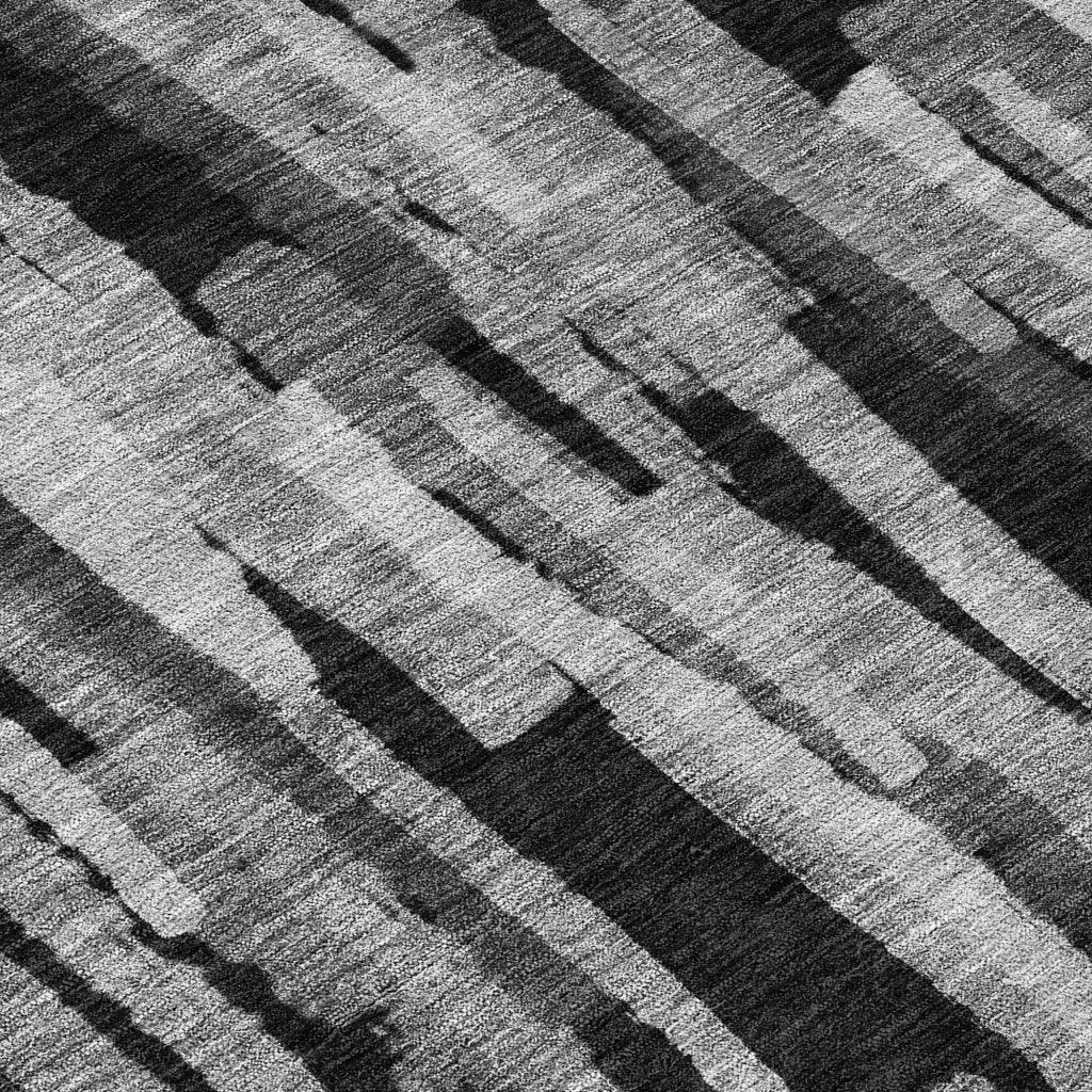 Marrah Gray Washable Indoor-Outdoor Rug-Outdoor Rugs-LOOMLAN Rugs-LOOMLAN