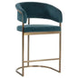 Marris Leather or Velvet Counter Stool - LOOMLAN - SUNPAN - Counter Stools