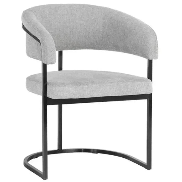 Marris Velvet Dining Armchair - LOOMLAN - SUNPAN - Dining Chairs