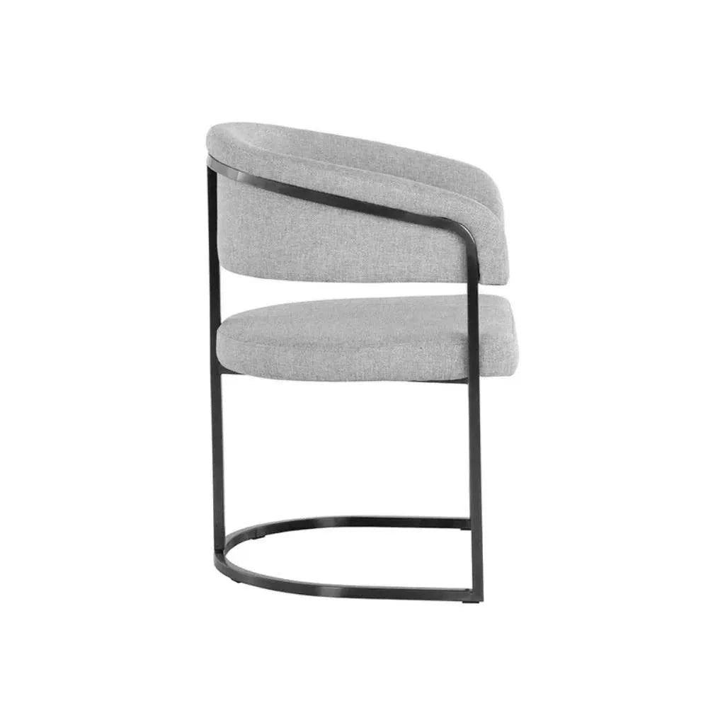 Marris Velvet Dining Armchair - LOOMLAN - SUNPAN - Dining Chairs