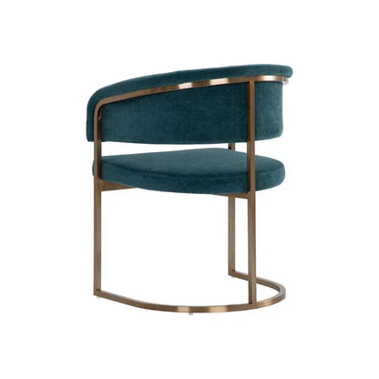 Marris Velvet Dining Armchair - LOOMLAN - SUNPAN - Dining Chairs