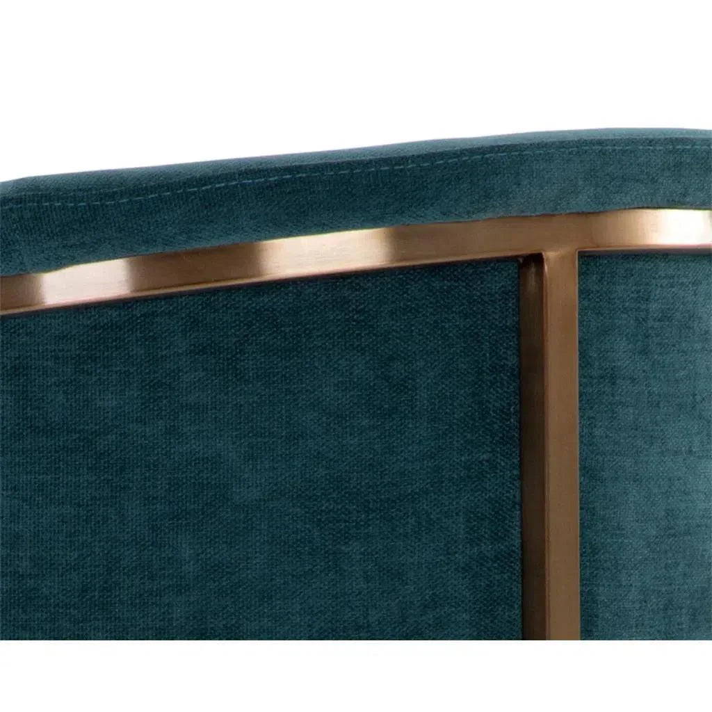 Marris Velvet Dining Armchair - LOOMLAN - SUNPAN - Dining Chairs