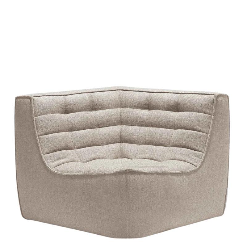 Marshall Cream FabricCorner Modular Sectional-Modular Sofas-Diamond Sofa-LOOMLAN