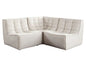 Marshall Cream FabricCorner Modular Sectional-Modular Sofas-Diamond Sofa-LOOMLAN