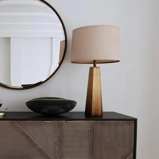 Marsham Metal Gold Table Lamp - LOOMLAN - Bassett Mirror - Table Lamps