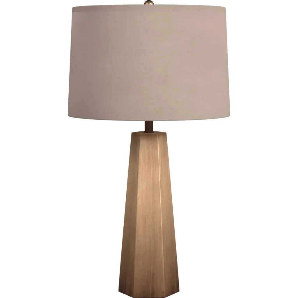Marsham Metal Gold Table Lamp - LOOMLAN - Bassett Mirror - Table Lamps