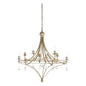 Martha 10 - Light Silver Crystal Chandelier - LOOMLAN - Wildwood - Chandeliers