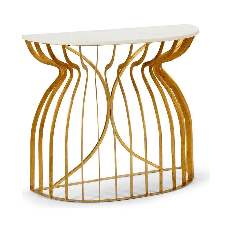 Martha Iron Framed Console Table - LOOMLAN - Wildwood - Console Tables