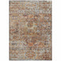 Martha Orange Washable Indoor - Outdoor Rug - LOOMLAN - LOOMLAN Rugs - Outdoor Rugs