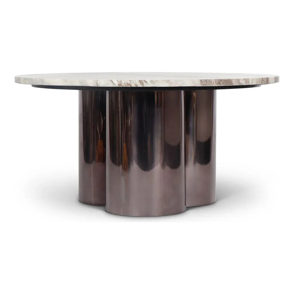Martie Marble Top Round Coffee Table - LOOMLAN - Urbia - Coffee Tables