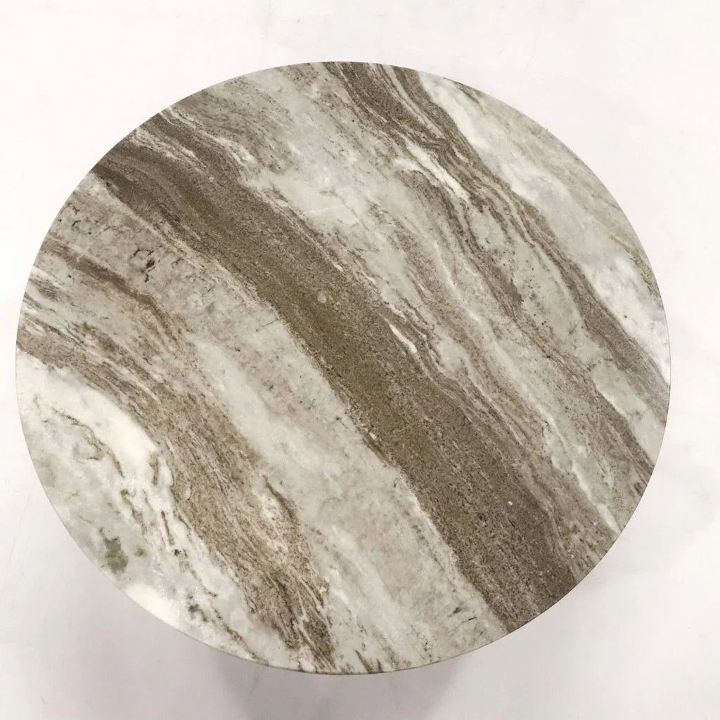 Martie Marble Top Round Coffee Table - LOOMLAN - Urbia - Coffee Tables