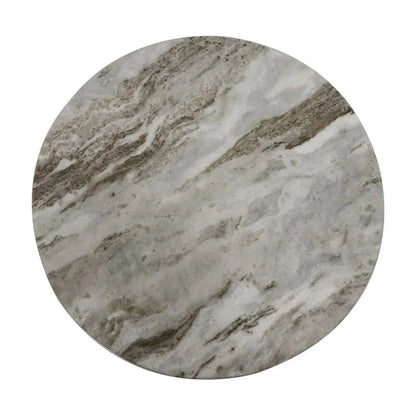 Martie Marble Top Round Side Table - LOOMLAN - Urbia - Side Tables