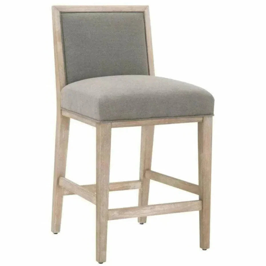 Martin Counter Stool 2PC LiveSmart Grey - LOOMLAN - Essentials For Living - Counter Stools