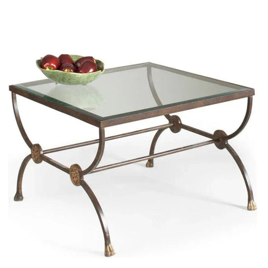 Martin Glass Top Square Cocktail Table - LOOMLAN - Chelsea House - Coffee Tables