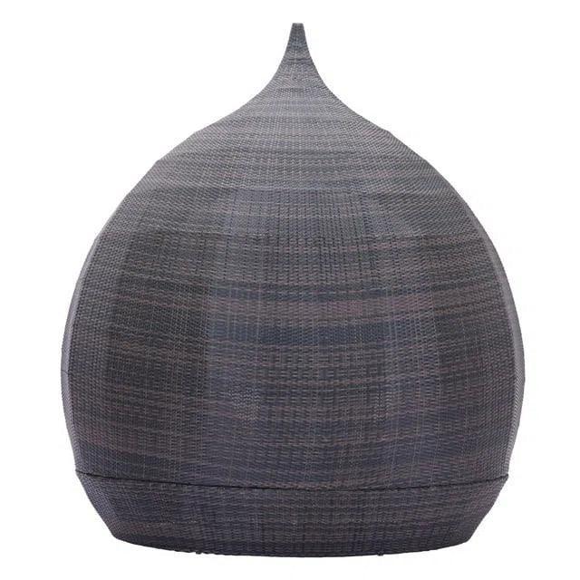 Martinique Beach Daybed Brown & Beige-Outdoor Daybeds-Zuo Modern-LOOMLAN