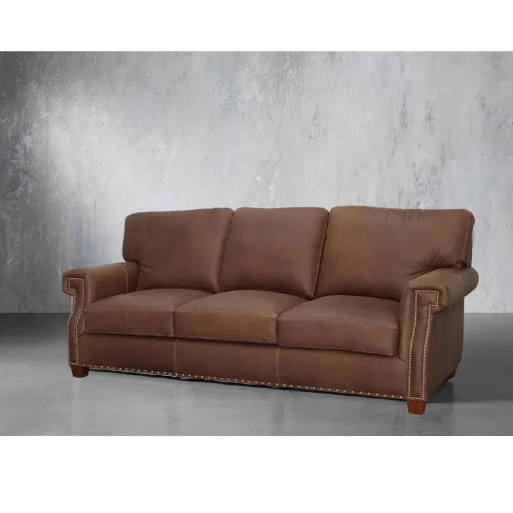 Marvell Top Grain Leather Sofa Hartford - LOOMLAN - Uptown Sebastian - Sofas & Loveseats