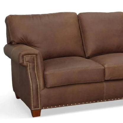Marvell Top Grain Leather Sofa Hartford - LOOMLAN - Uptown Sebastian - Sofas & Loveseats