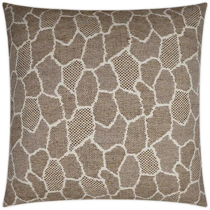 Masai Bark Global Brown Large Throw Pillow Insert - LOOMLAN - D.V. Kap - Throw Pillows