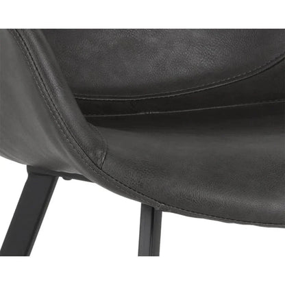 Mason Leather Dining Armchair - LOOMLAN - SUNPAN - Dining Chairs