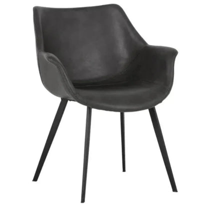 Mason Leather Dining Armchair - LOOMLAN - SUNPAN - Dining Chairs