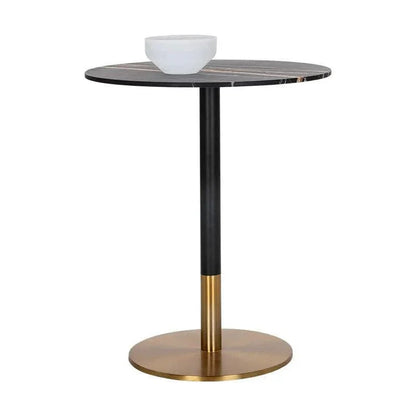 Massie Bar Table Black Marble Art Deco - LOOMLAN - SUNPAN - Bar Tables