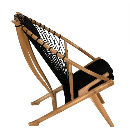 Mateo Chair, Bleached Teak - LOOMLAN - Noir - Accent Chairs