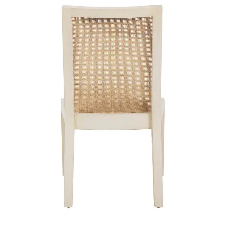 Matheson Linen Cream Armless Dining Chair - LOOMLAN - Furniture Classics - Dining Chairs