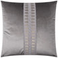 Mati Velvet Grey Throw Pillow With Insert - LOOMLAN - D.V. Kap - Throw Pillows
